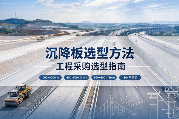 南靖沉降板选择方法
