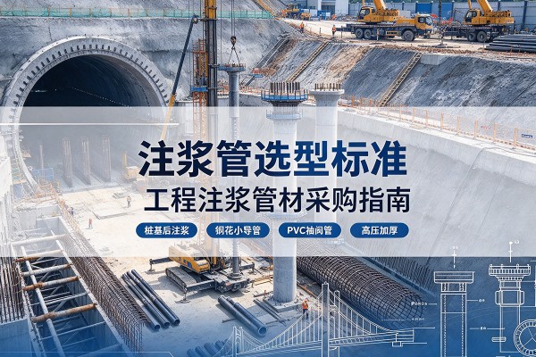 南靖注浆管选型标准