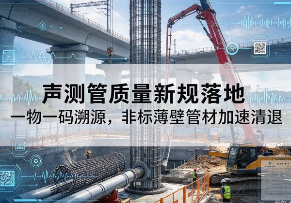 南靖声测管质量新规落地，一物一码溯源，非标薄壁管材加速清退