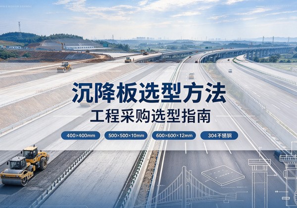 南靖沉降板选择方法